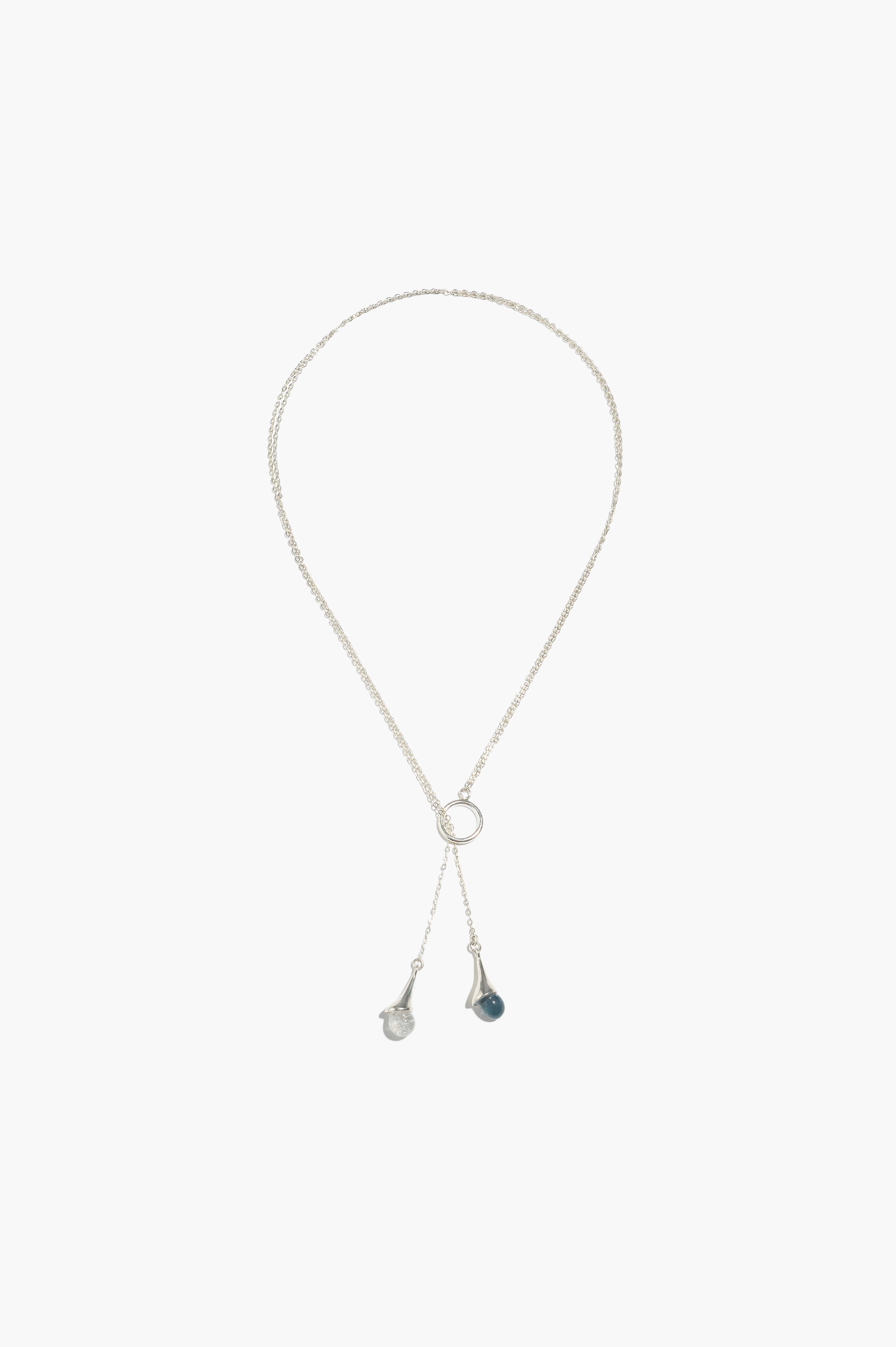 [EXCLUSIVE] CLEAR/BLUE SHEER NECKLACE