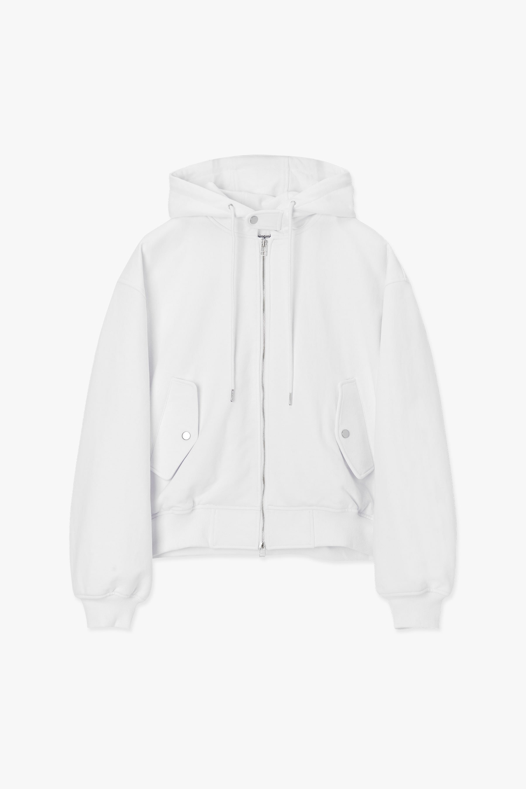 WHITE 22 AFTER SUMMER GRAPHIC HOODED JACKET